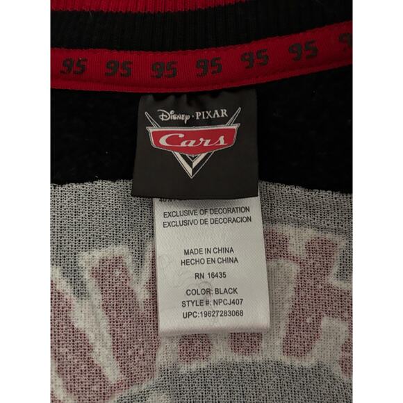 Disney Pixar Cars boy bomber jacket featuring Lightning McQueen.  Size 4T - Picture 3 of 4